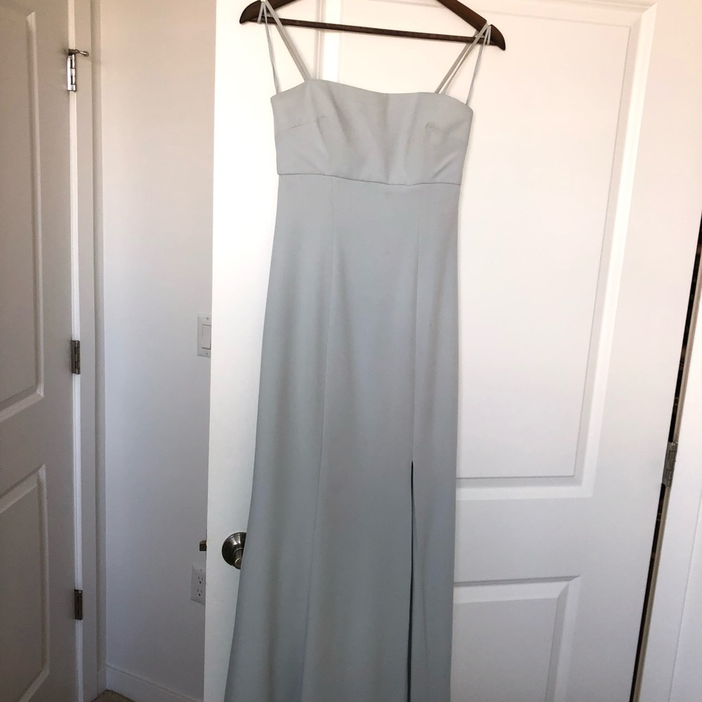 Amsale Bridesmaid Dress (Color: ice)